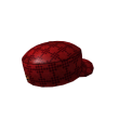 red backwards cap