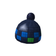 Blue Knit Beanie