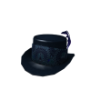 Eccentric Navy Top Hat