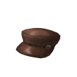 Dark Leather Cap