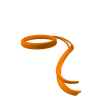 Orange Ninja Headband of All Earth's Fire