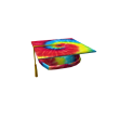 Tie Dye Grad Cap
