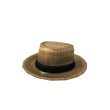 Wide-brimmed Straw Cap