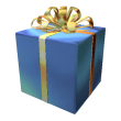 Opened Shiny Blue Gift of Niceness