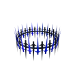 Dark Cerulean Crown of Ozymandias