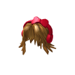 Knit Headphones with Auburn Hair