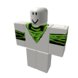 Green Fire Bandana With Bandages