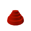 Impossible to Obtain Red Wedding Cake Hat