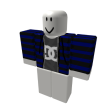 Blue And Black Striped hoodie