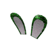 Green Sparkle Time Bunny Ears
