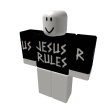 Jesus Rules Shirt supercolin's version trassparent