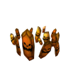 Halloween Amber Crystal Circlet