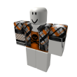 Orange, Black & White Plaid Punkette Jacket