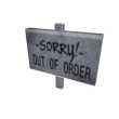 Out Of Order Sign