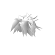 Pure white scene hair