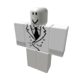 White Suit with a Black Tie