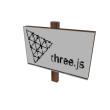 three.js Sign