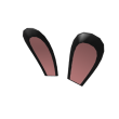 Black Bunny Ears