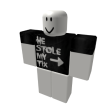 [S] Black "He Stole My Tix" Transparent Tee