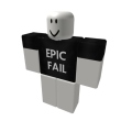 [S] Black Epic Fail Tee