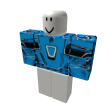 Blue armour suit