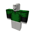 Two-Layer Polo Grn and Blk
