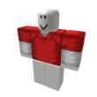 Two-Layer Polo Red and Wht