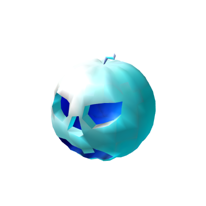 a distorted pumpkin head