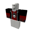 Awesome black polo and red shirt combo!*graphics*