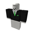 Black Suit With Green Tie By Armitroner