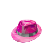 Pink sparkletime fedora