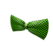 Green Checkered Bow Tie
