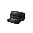 Plaid Belted Cap