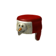 Fuzzy Snowman Hat