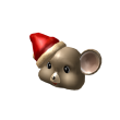 Adorable Holiday Mouse
