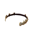 Melted Gold Jeweled Crown