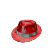 Red Sparkle Time Fedora