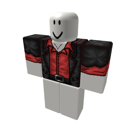 Red banded top hat blazer