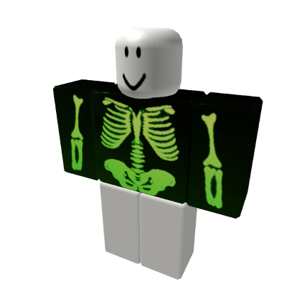 Eerie pumpkin head skeleton