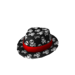 Skull and Crossbones Fedora