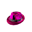 Fuschia Sparkle time fedora