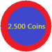 Got 2.500 Coins at WipeOut Obby  (Creator: ROBLOX)