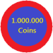 Got 1.000.000 Coins at WipeOut Obby  (Creator: ROBLOX)